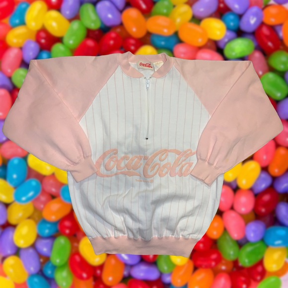 RARE Women’s VTG 80s Coca-Cola Sweat Track Suit - Picture 2 of 6